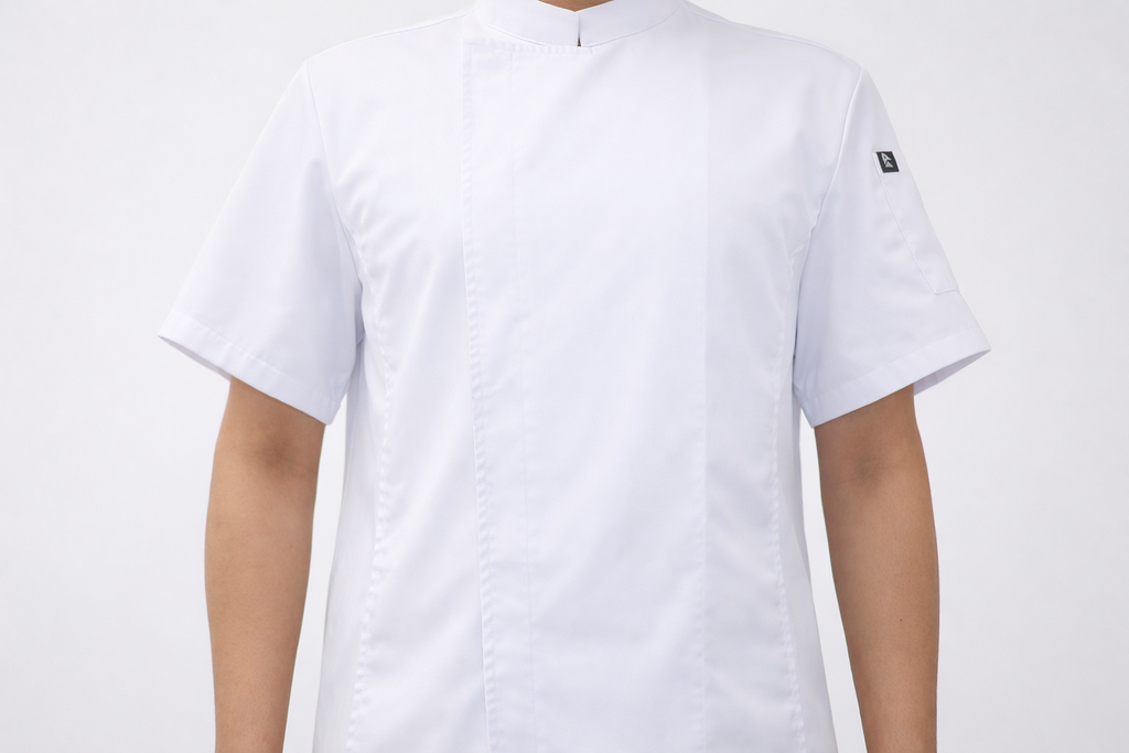 Classic White Chef Jacket Short Sleeves
