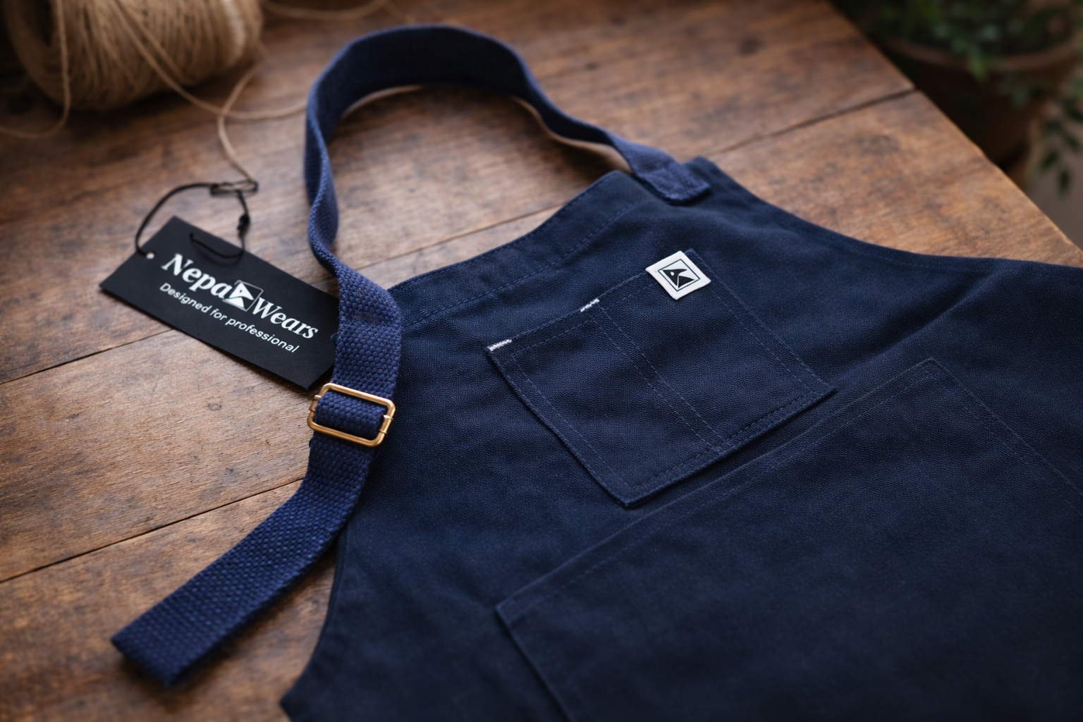 Navy Blue BIB Apron