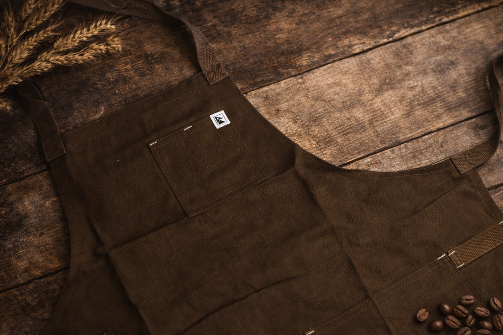 Mocha BIB Aprons