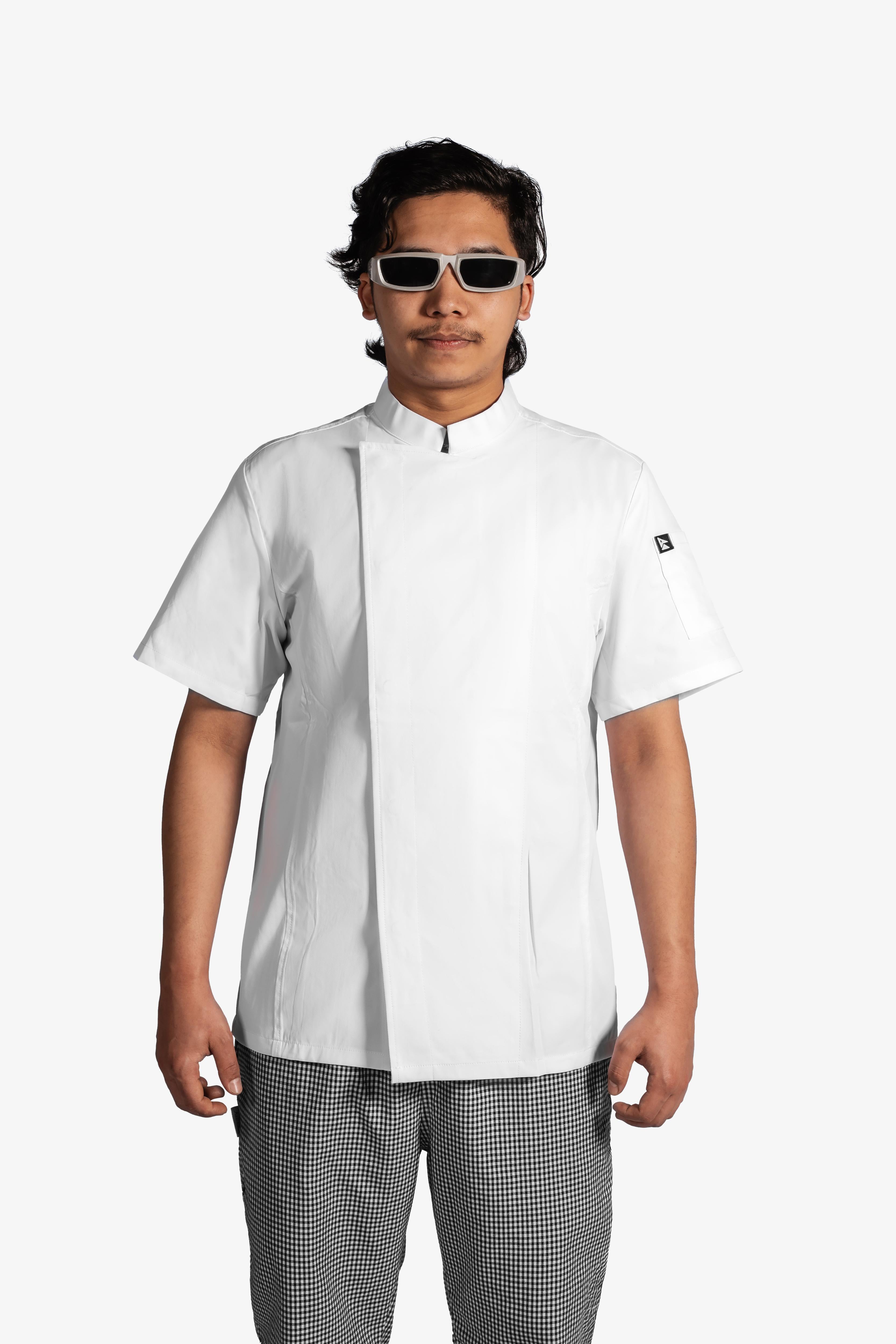 Half Sleeves | Classic White Chef Jackets | Unisex