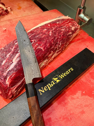Japanese Damascus chef knife, three-pack bundle