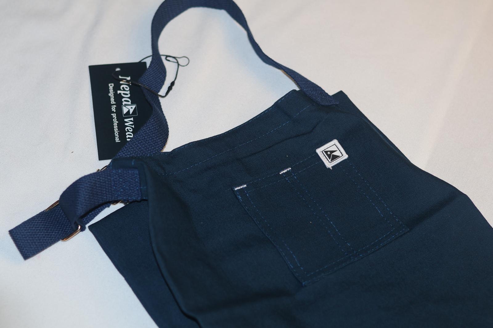 Navy blue aprons